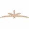 Ekena Millwork Davenport Smooth Timber Gable Bracket, Douglas Fir, 60"W x 22"H x 1 1/2"D x 3 1/2"F, 9/12 Pitch GBW060X22X0204DAV00SDF - alternate 3